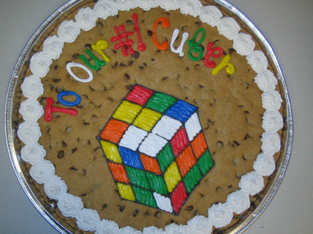 RUBIKS CUBE PAN COOKIE - Click Image to Close